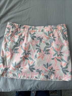 Tribal Skort Pink and Gray Floral
